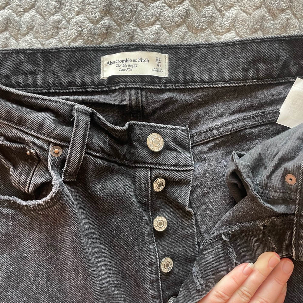 Abercrombie and Fitch 90’s low rise baggy jeans